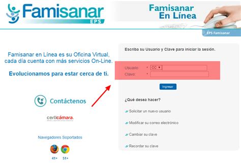 famisanar numero para citas|Agendamiento de Citas Médicas en Famisanar